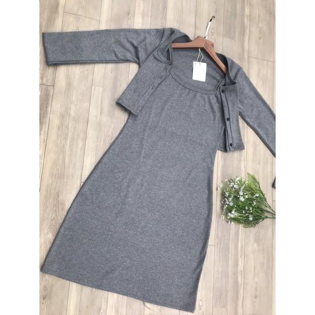 Váy 2 dây kèm áo khoác thời trang XIXO cao cấp mã DAM0040