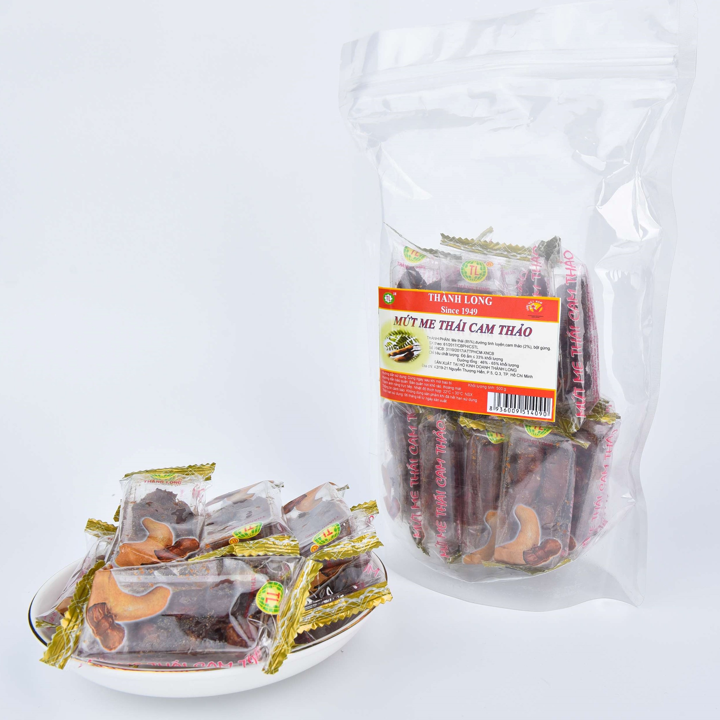 MỨT ME THÁI CAM THẢO THÀNH LONG 200G - VIỆT NAM
