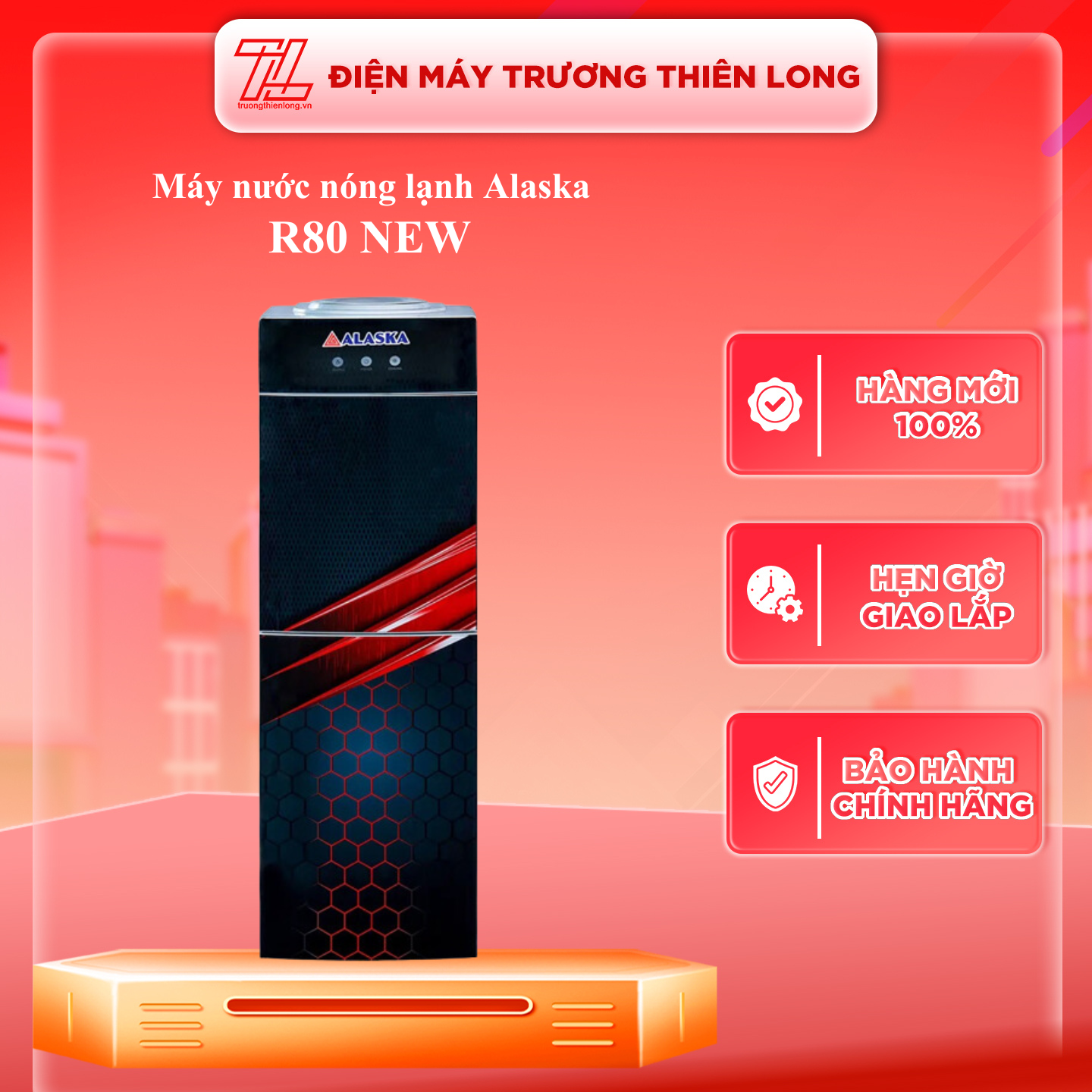 R80 NEW - Máy nước nóng lạnh Alaska - Hàng Chính Hãng