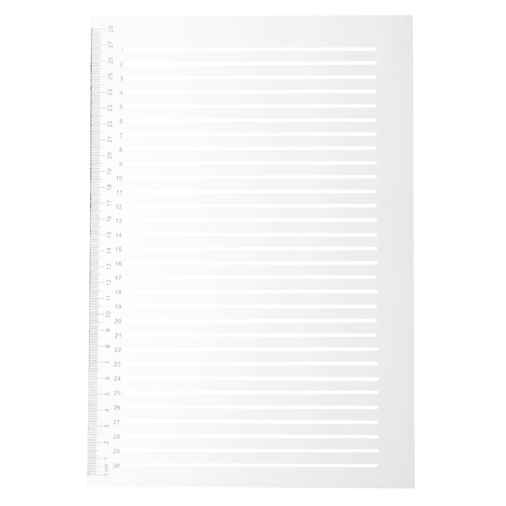 Nhựa Mềm Thước Thẳng Đo Công Cụ Stencil cho Học Sinh Sinh Viên Trường Văn Phòng