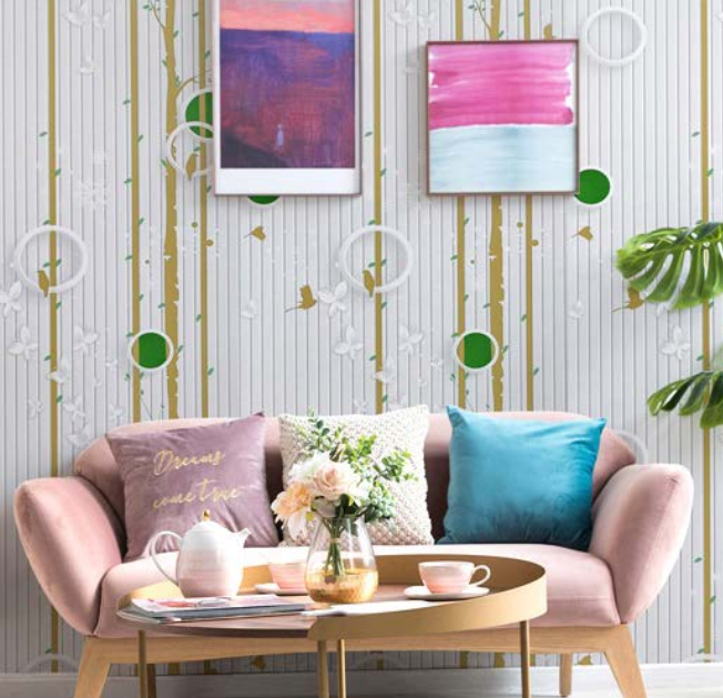 10m Decal giấy dán tường khổ 45cm keo sẵn nhiều mẫu hiện đại mới nhất BST01