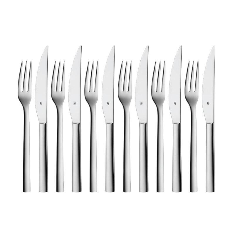 Set Dao Dĩa Inox Cao Cấp Zwilling Steak 12 Món, Bộ Dao Nĩa Ăn Bò Bít Tết Nhập Đức, Dành Cho 6 Người, Nhập Đức