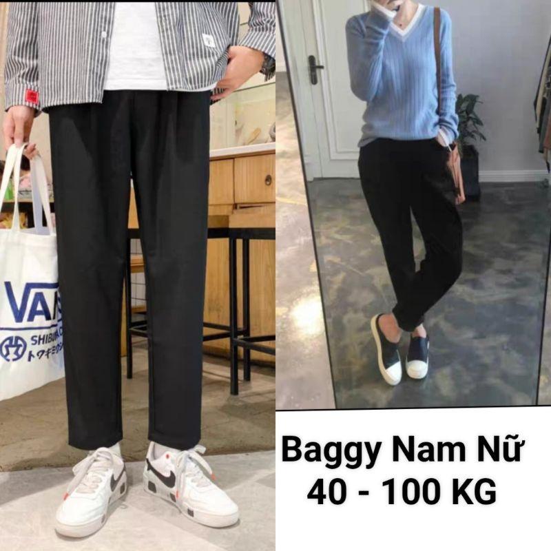 40-100kg quần baggy nữ co giãn thời trang(video ảnh thật)