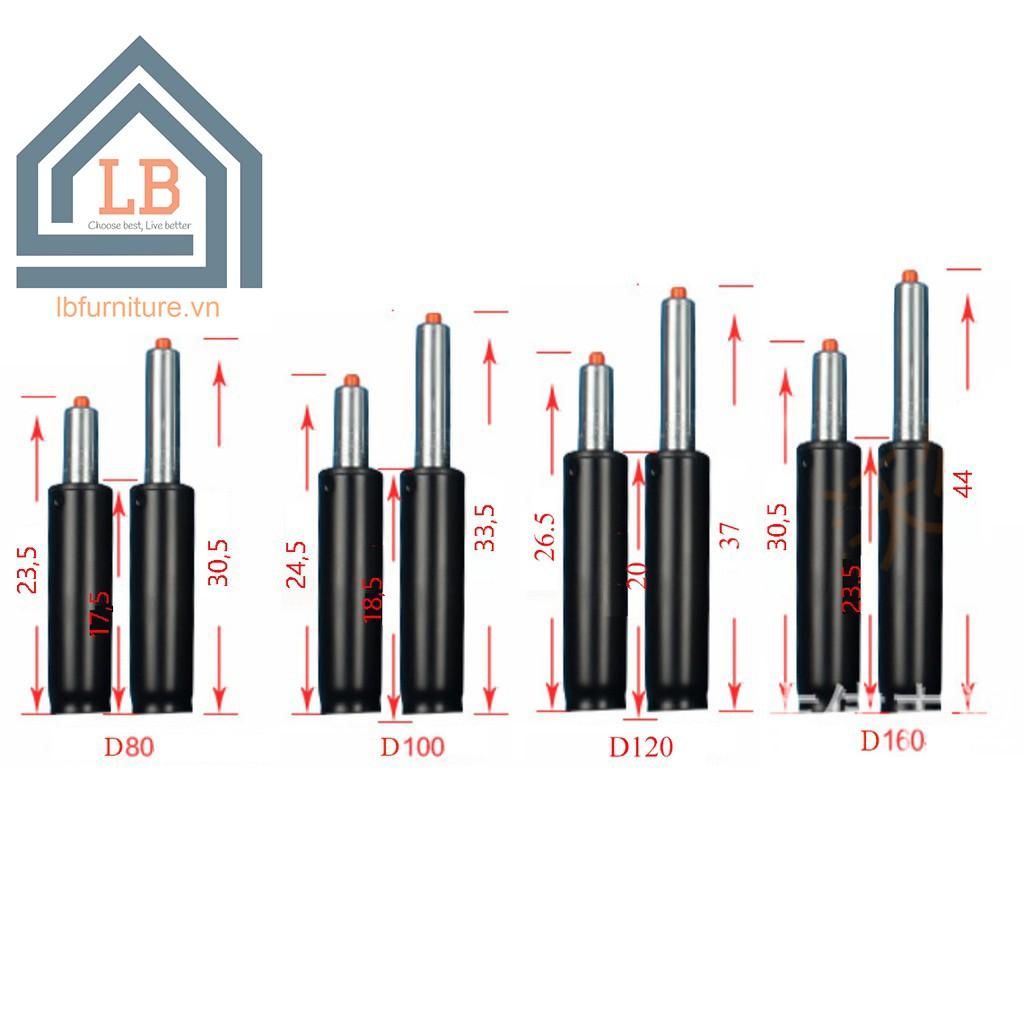 Ben hơi/ Ống hơi/ Piston ghế xoay văn phòng (đen)