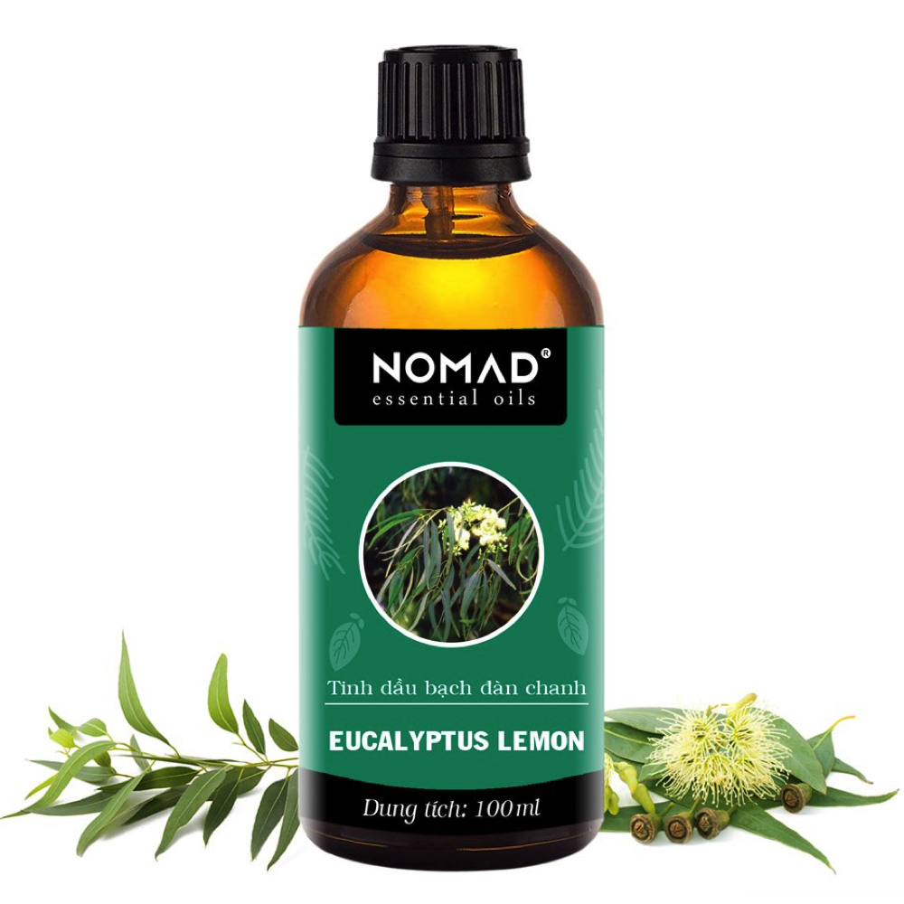 Tinh Dầu Thiên Nhiên Bạch Đàn Chanh Nomad Essential Oils Eucalyptus Lemon 10ml