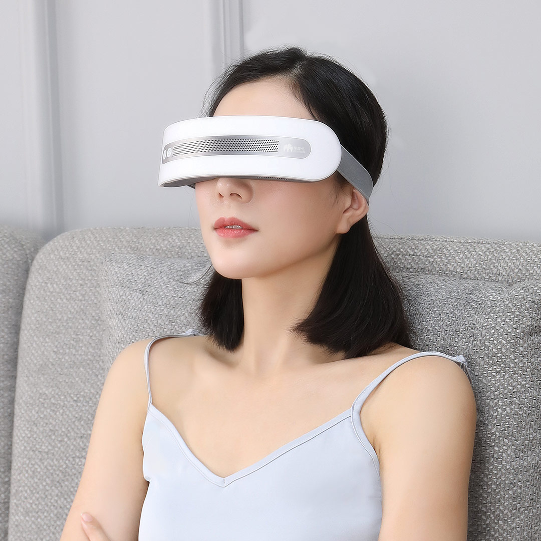 Máy Massage Mắt Vật Lí Trị Liệu Nóng Lạnh Với Công Nghệ Bán Dẫn Kết Hợp Rung Ở Tần Số Cao Với 3 Chế Độ Tùy Chỉnh Linh Hoạt