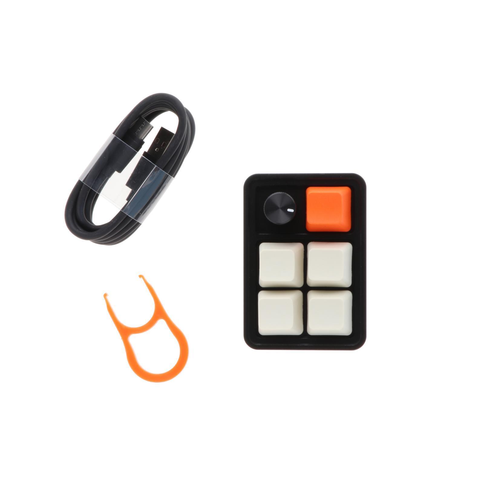 Wired Five Keys Mechanical Keyboard USB Portable Durable Mini RGB Keypad