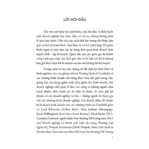 Sách -Sổ Tay Kế Hoạch Kinh Doanh - Chìa Khóa Để Khởi Nghiệp Thành Công