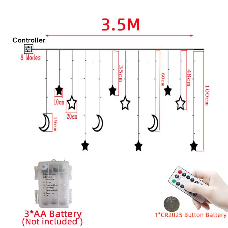 Dây Đèn Led 3.5m Trang Trí Nhà Cửa