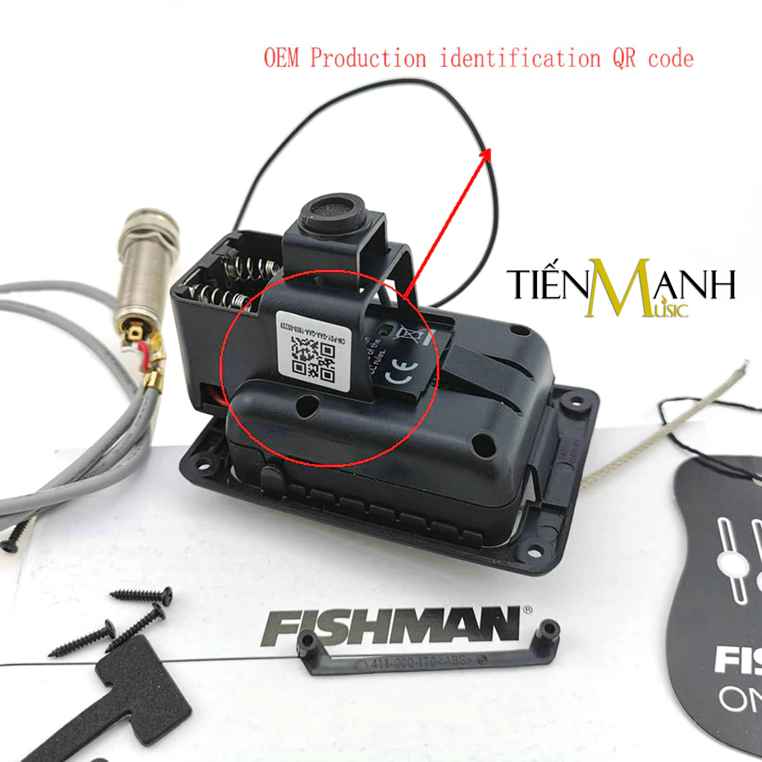 [Chính Hãng] EQ Fishman PRO 301 cho Đàn Guitar PSY-GAA-QAA (PRO-PSY-301) Presys Blend - Thiết bị Thu âm Equalizer Finger Style - Kèm Móng Gẩy DreamMaker