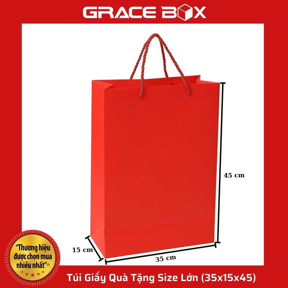 Túi Giấy Quà Tặng Size Lớn (35x15x45) Chắc Chắc, Chất Liệu Giấy Cực Đẹp - Siêu Thị Bao Bì Grace Box