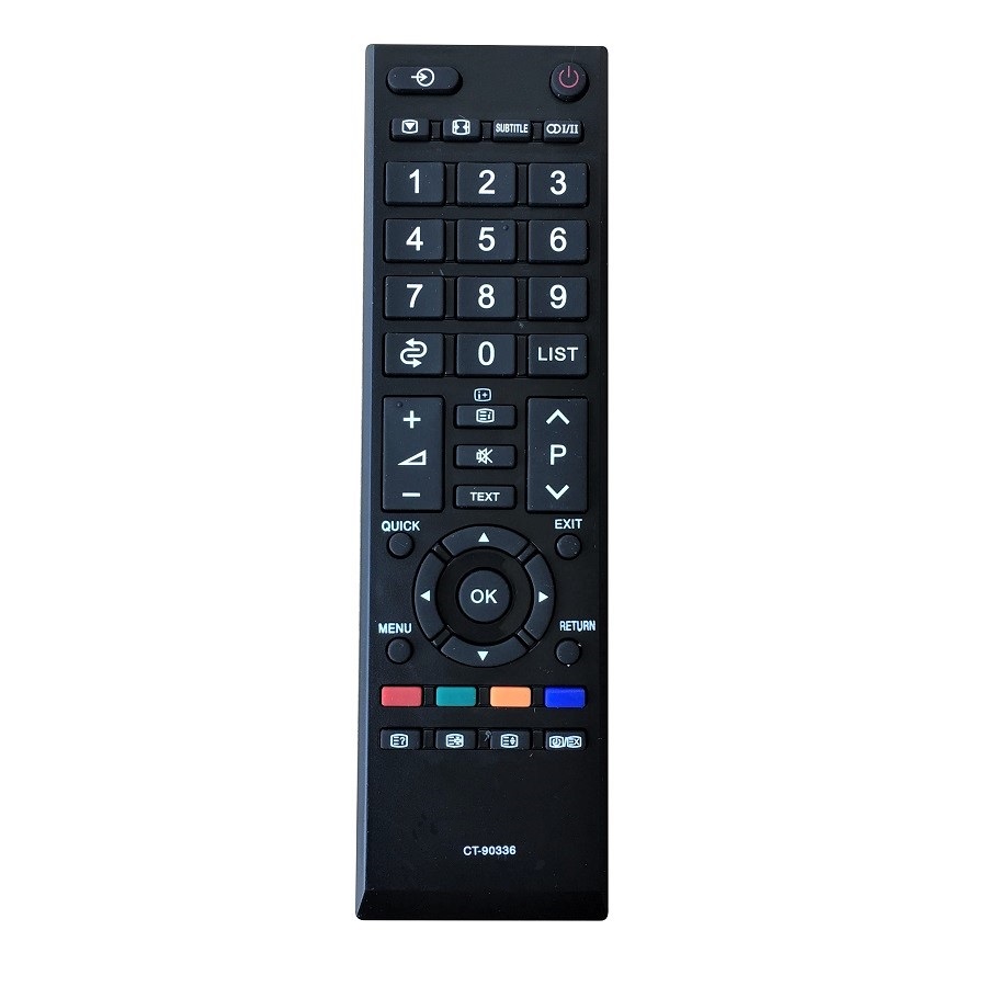 Remote Điều Khiển Cho TV LCD, TV LED TOSHIBA CT-90336 GRADE A+ (Kèm Pin AAA Maxell)