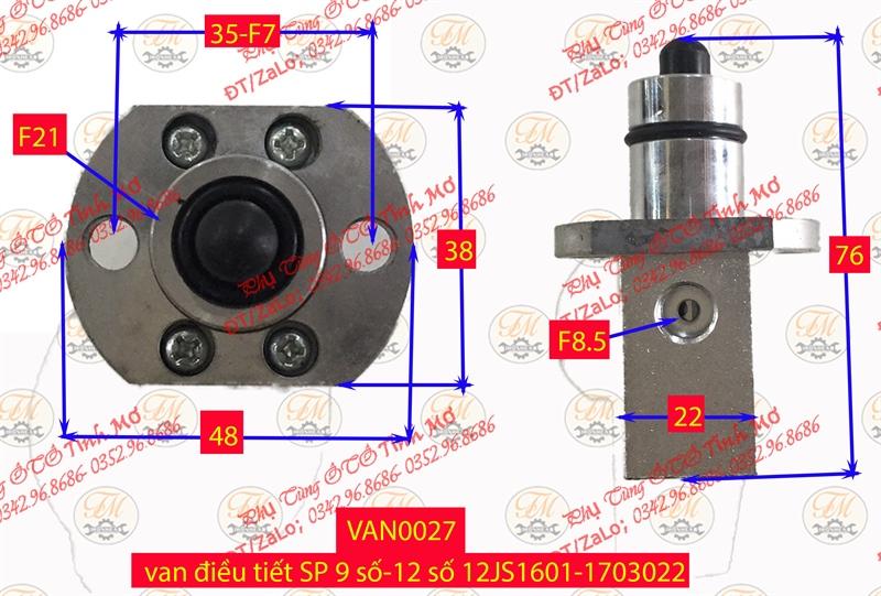 Van điều tiết SP 9 số-12 số 12JS1601-1703022