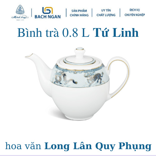 Bộ Trà Minh Long Camelliallia 0.8L Tứ Linh 01803807403