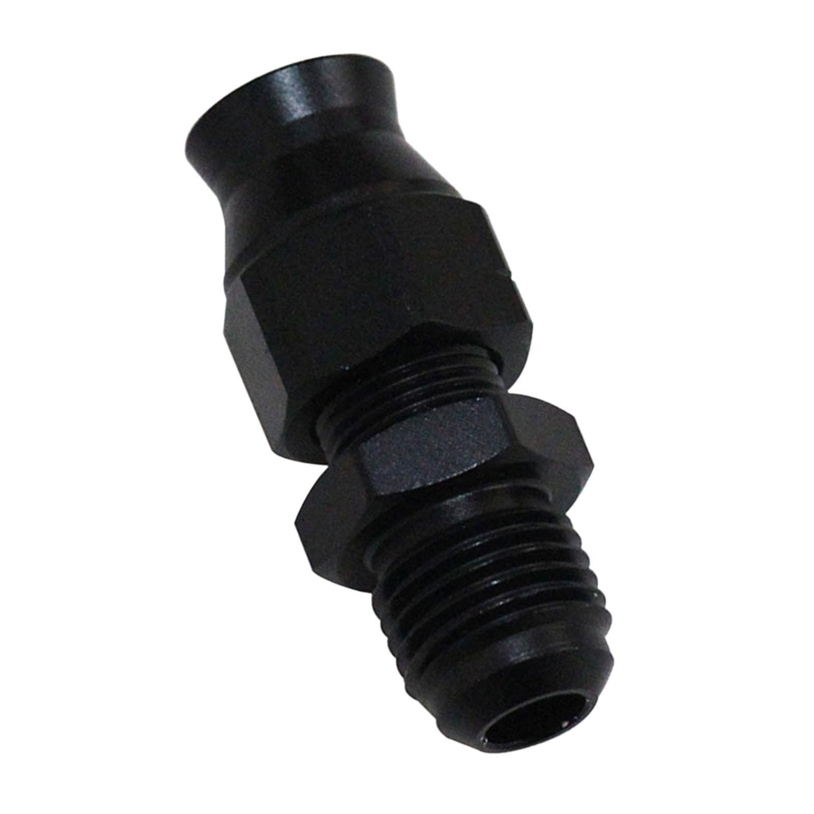 6AN to 5/16" Male Thread Fuel Hardline Fitting Aluminum Anti-Leak Quick Connector