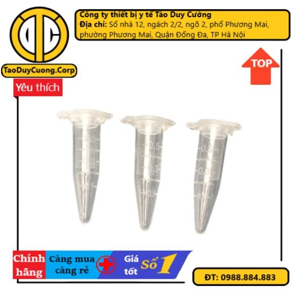 Ống Đựng Huyết Tương Tiểu Cầu Có Nắp Đậy Ống Ly Tâm Eppendort 1.5ml