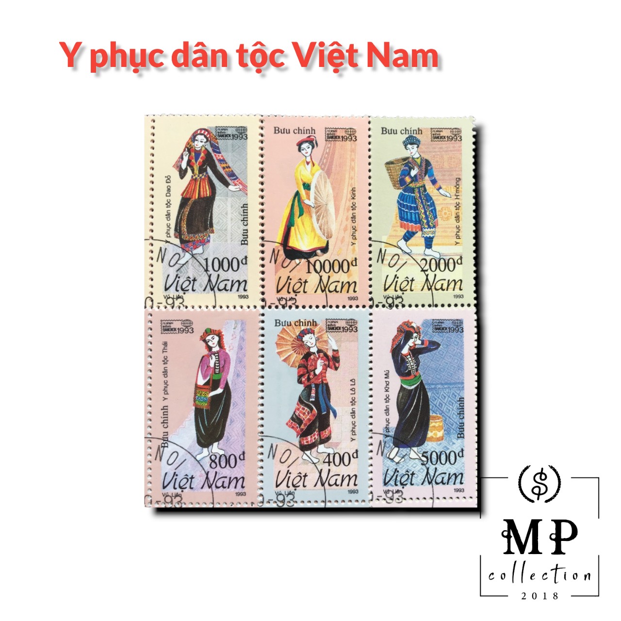 Tem Việt Nam Chủ Đề Y Phục Các Dân Tộc Việt Nam - Ca.673.