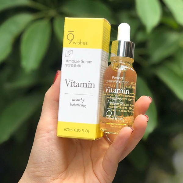 Tinh chất dưỡng ẩm, làm khỏe da 9 Wishes Mega Vitamin Ampule Serum