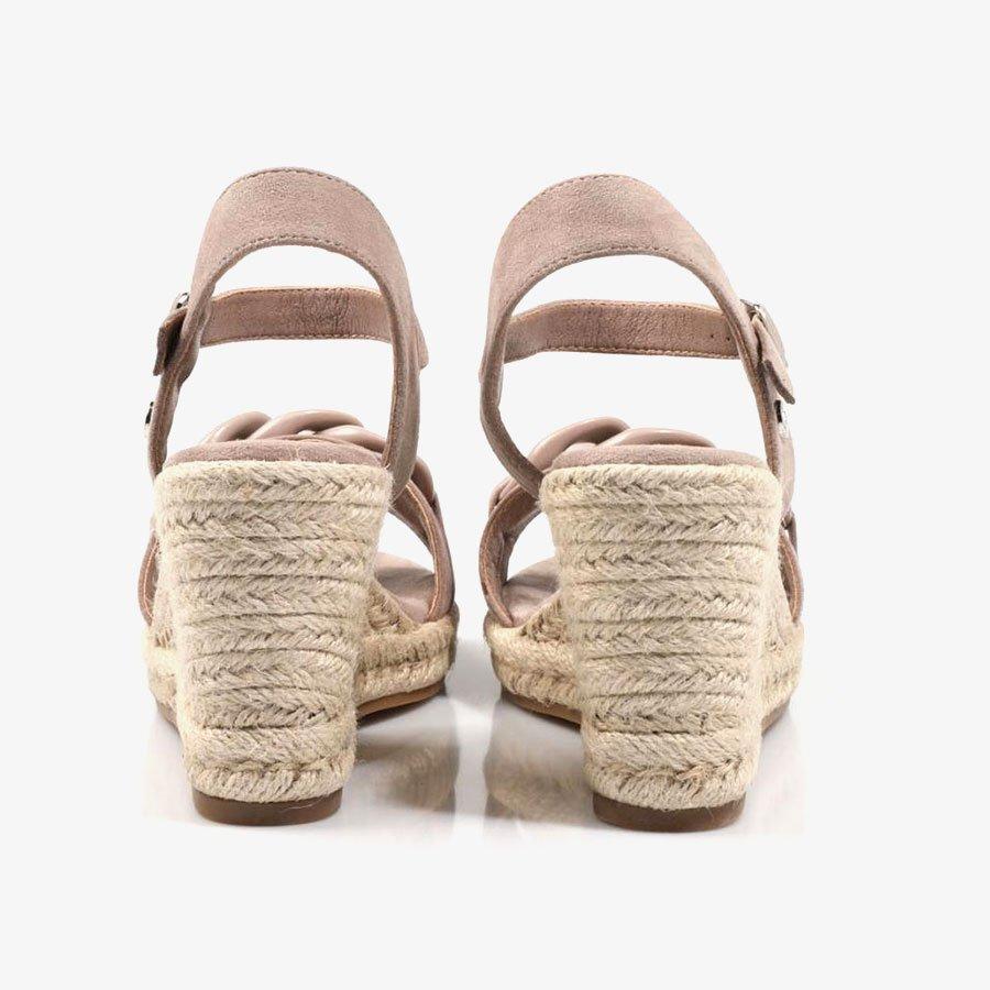 Giày Đế Xuồng Nữ XTI Taupe Microfiber Ladies Sandals