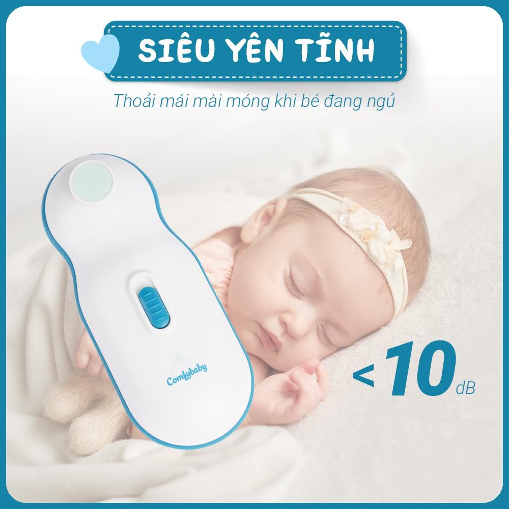 Máy dũa móng tay tự động cho trẻ Comfybaby ME4450, cắt móng tay an toàn cho bé, mài móng tay cho trẻ sơ sinh - tặng đồ chơi tắm 2 món