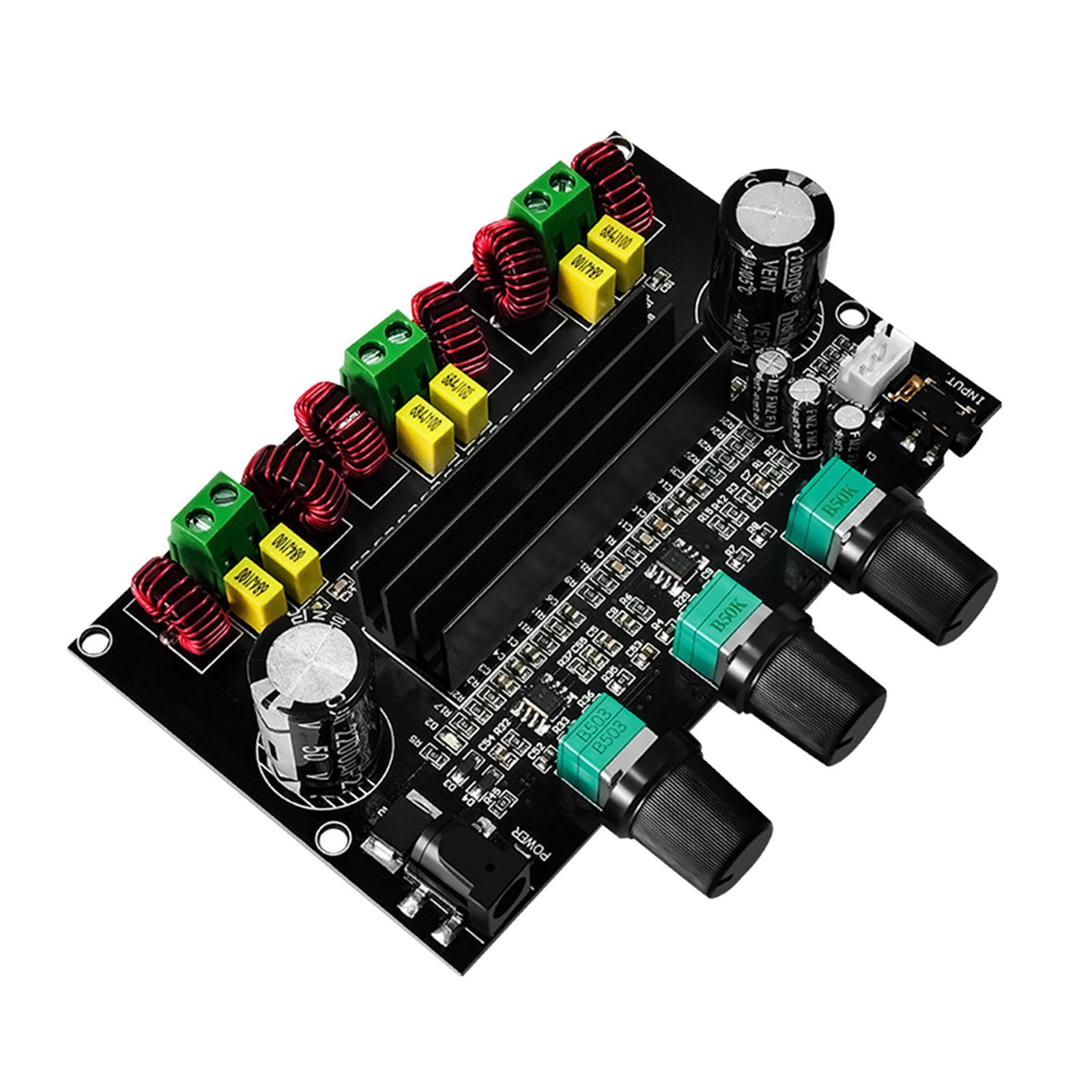 Audio Amplifier Board 80W*2+100W 2.1 Channels Amp Module, Digital Power Audio Amplifier Board for Car Speakers