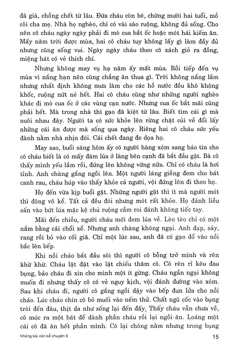 Những Bài Văn Kể Chuyện Lớp 5