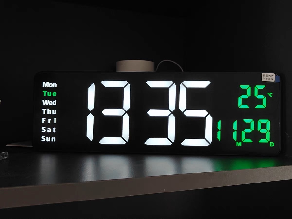 Đồng Hồ Decor Treo Tường; Đồng Hồ Điện Tử Lịch Vạn Niên; Đồng Hồ Led Phòng Khách - Hàng nhập khẩu