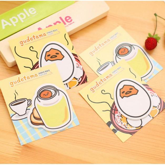 Tập giấy note trứng lười Gudetama