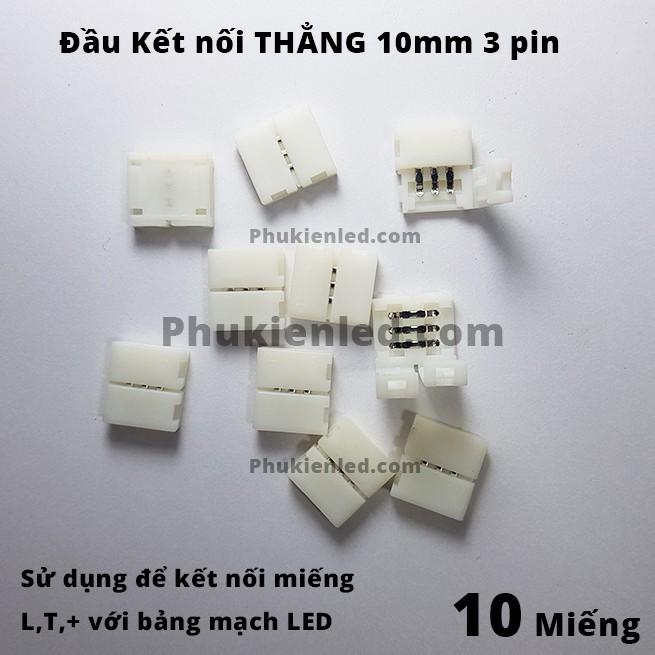 10 đầu kết nối Led chữ L, chữ T, chữ Thập Đầu loại 10mm 3pin – sử dụng cho dây led 2811, 2812 loại Full Color