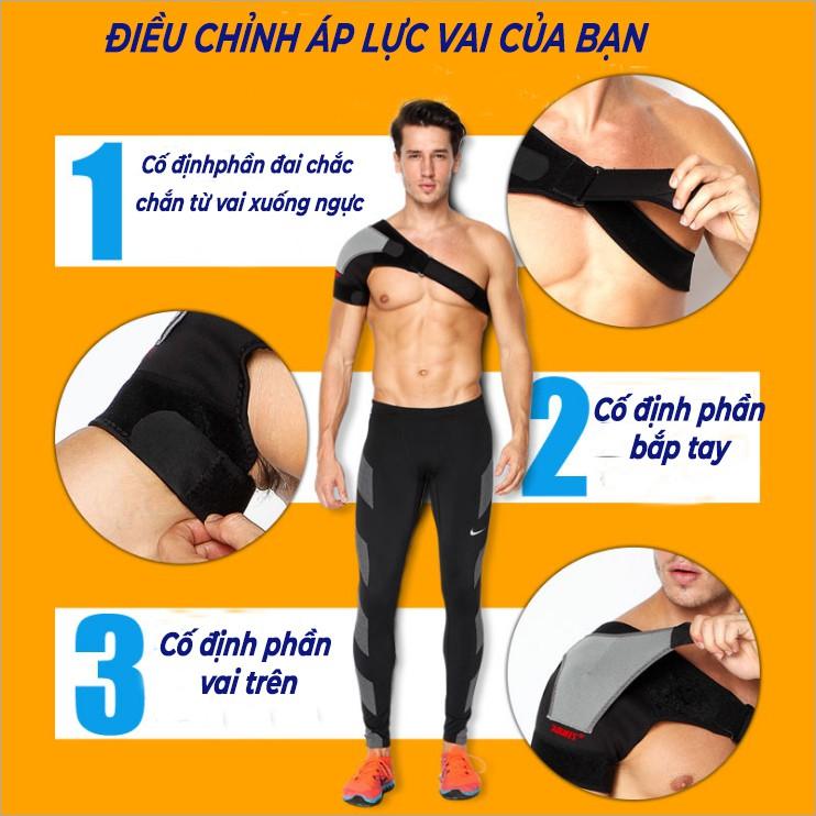 Đai Bảo Vệ Khớp Vai Tránh Chấn Thương Chính Hãng Aolikes AL1697 TXsport