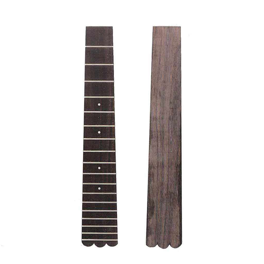 Baoblade 4 Dây Hawaii Đàn Guitar 18 Giải Tầng Fretboard Thay Thế Phần Trắng Điểm