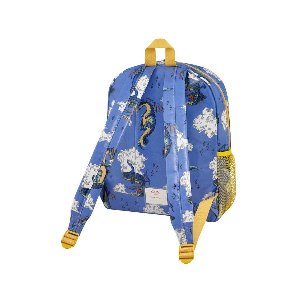 Cath Kidston - Ba lô cho bé /Kids Classic Large Backpack with Mesh Pocket - Peace Dragon - Blue