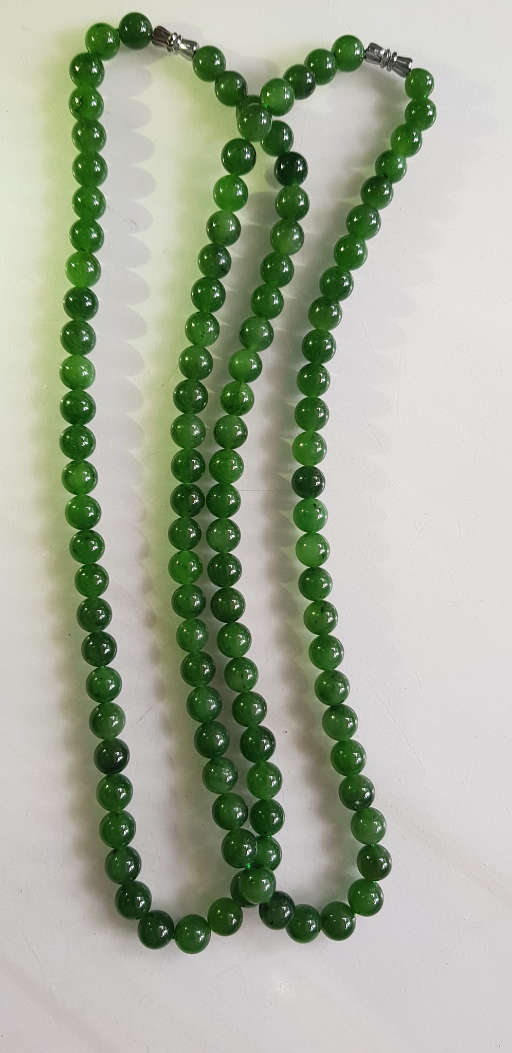 Vòng chuỗi đeo cổ Nữ mới đẹp Đá ngọc jade hay ngọc phật xanh tự nhiên  Size 8mm màu xanh ngọc bích bóng sang đẹp hợp mệnh thủy mộc hỏa Quà tặng ý nghĩa cho Mẹ, mình và người thân ý nghĩa ạ