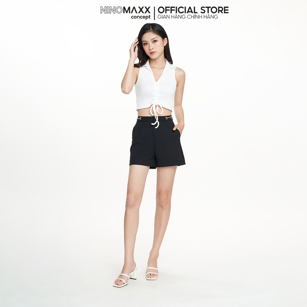N&amp;M Quần short Kaki kiểu nữ thời trang kiểu dáng trẻ trung năng động  2202010