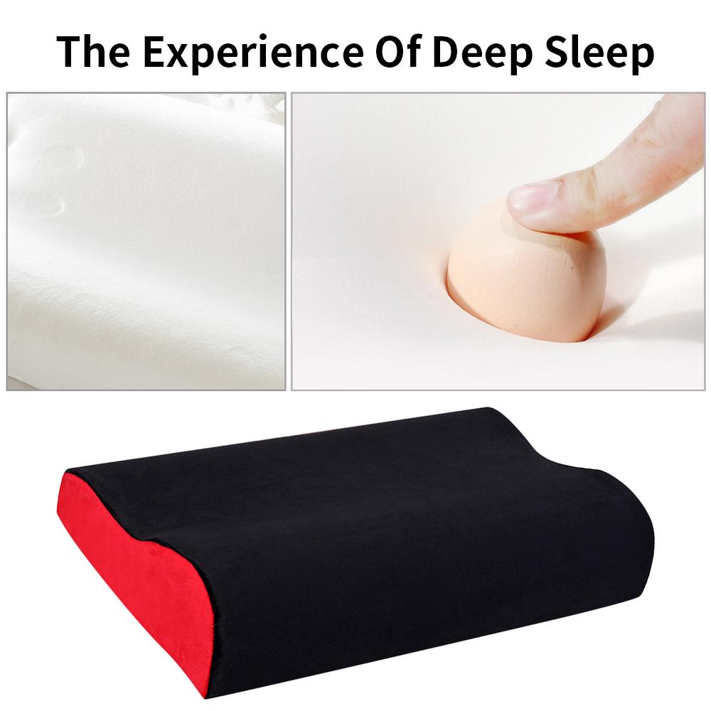 1 Máy Tính 50X30Cm Mút Gối Sợi Đàn Hồi Chậm Gối Massage Chỉnh Hình Cao Su Non Gối Cổ Cổ Tử Cung Sức Khỏe chăm Sóc 5 Màu
