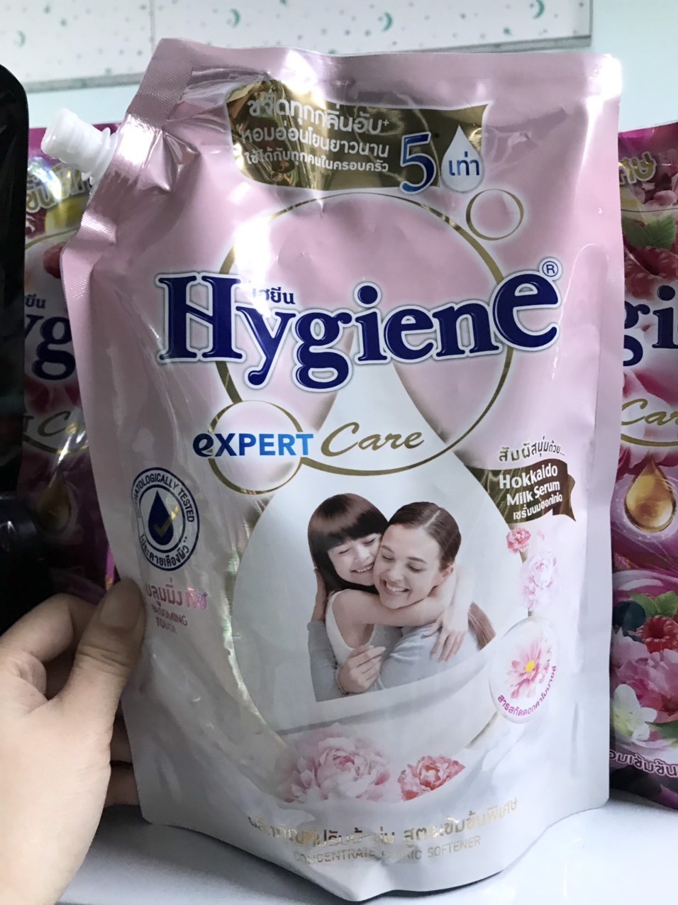 Nước xả vải Hygiene siêu đậm đặc Thái Lan 1300 ml - Giữ hương thơm siêu lâu trên quần áo