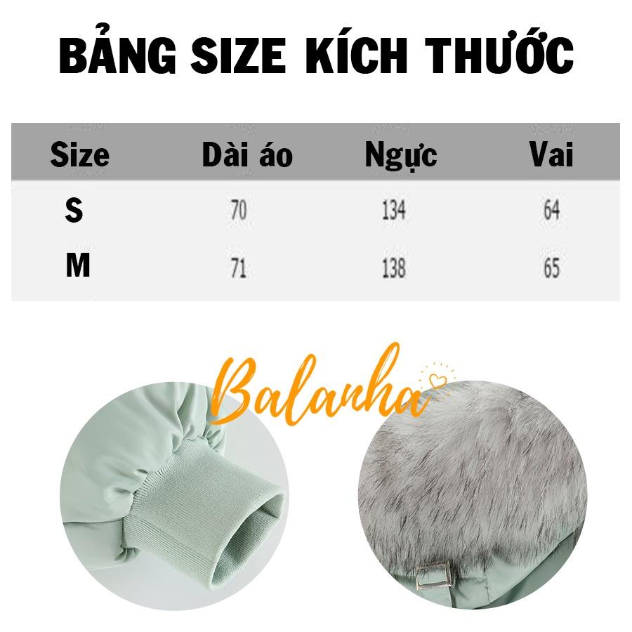 Áo phao ấm mũ có lông - AP-G04