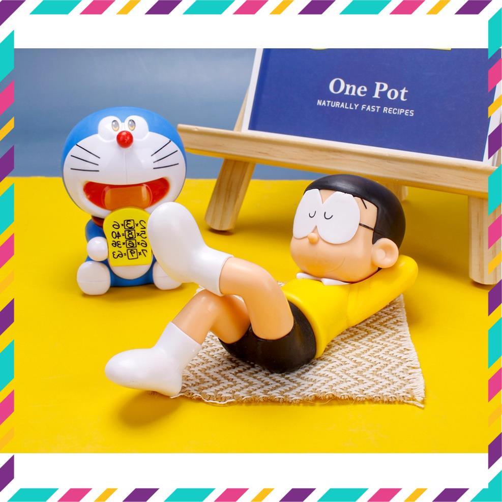 Mô Hình Nobita Nằm Ngủ, Truyện Tranh Doraemon, Mô Hình Decor Trang Trí Phòng Ngủ, Học Tập Cho Bé