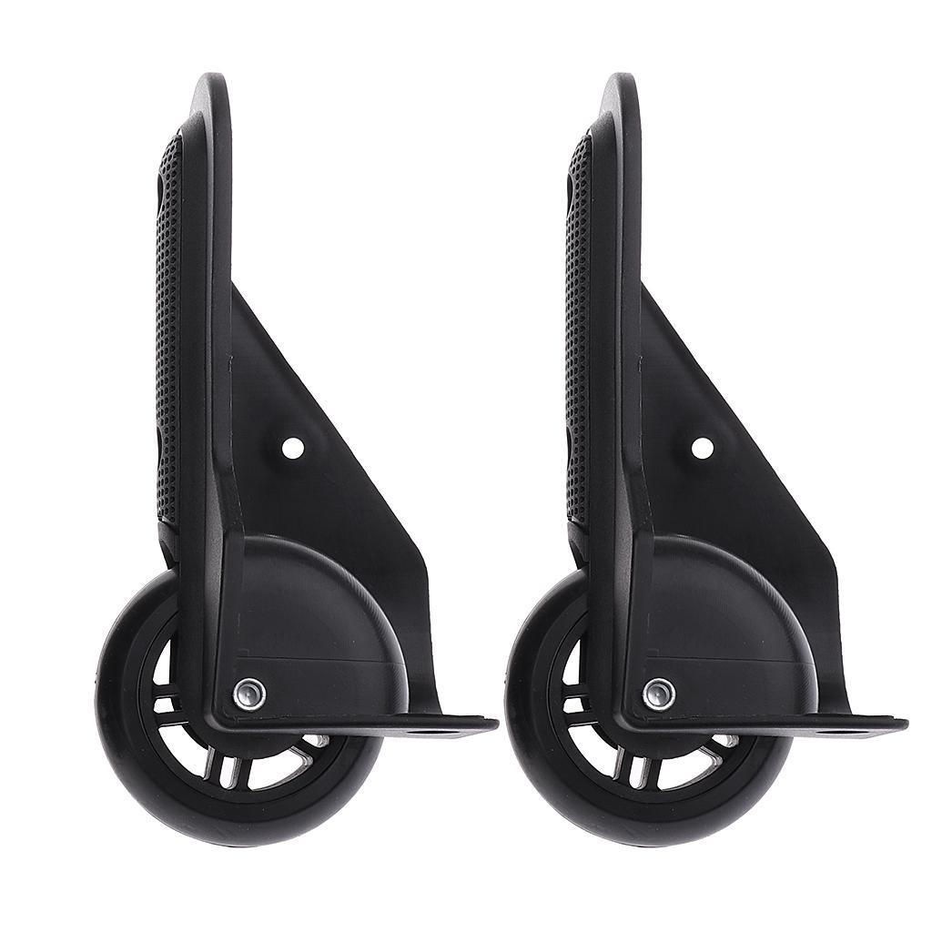 2X 1Pair Replacement Luggage Wheel Suitcase Repair Mute Caster Accessories D047