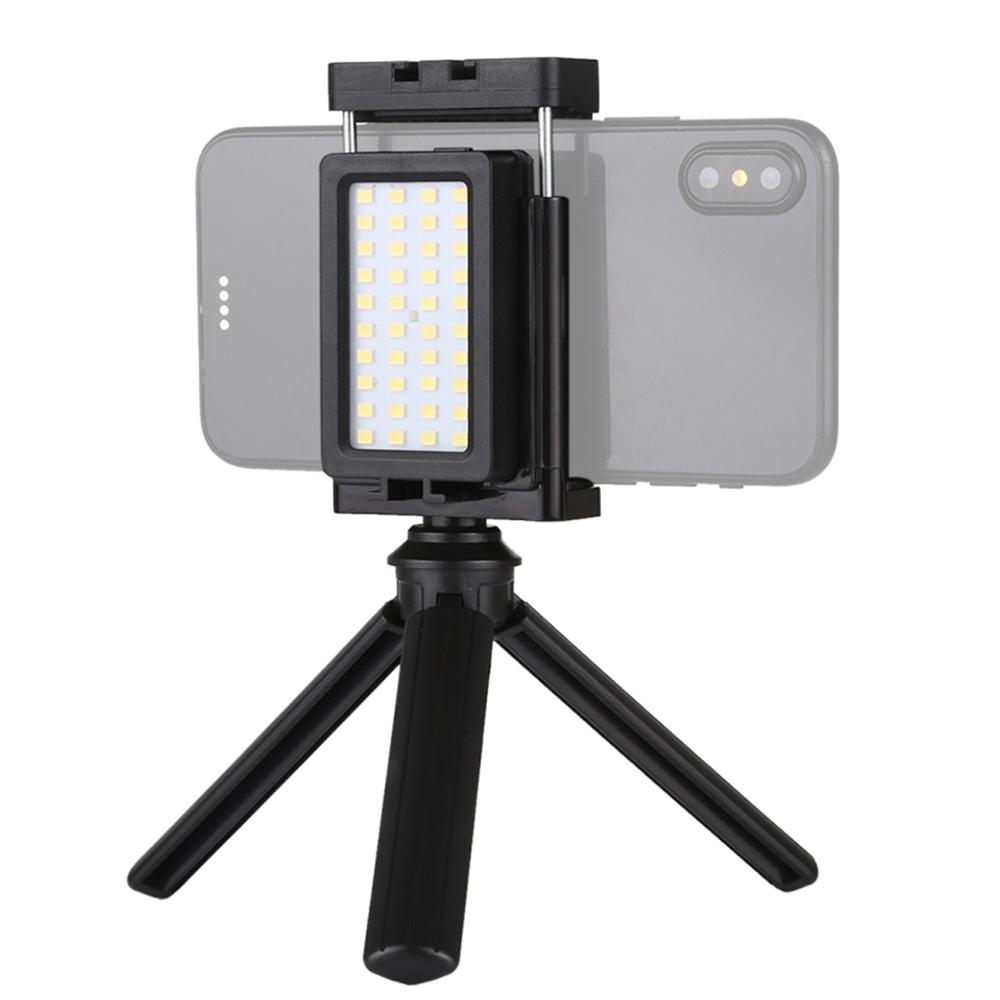 Mobile Phone Live Set Portable Pocket Self-Timer Fill Light & Phone Clamp Bracket Mount & Desktop Tripod