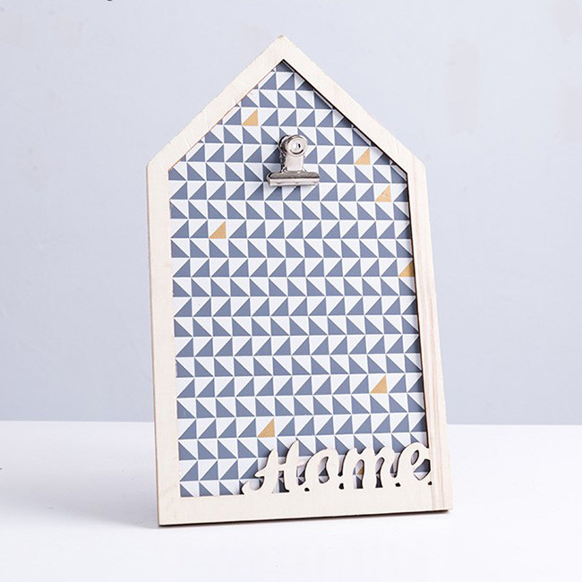 bảng gỗ kẹp ảnh để bàn