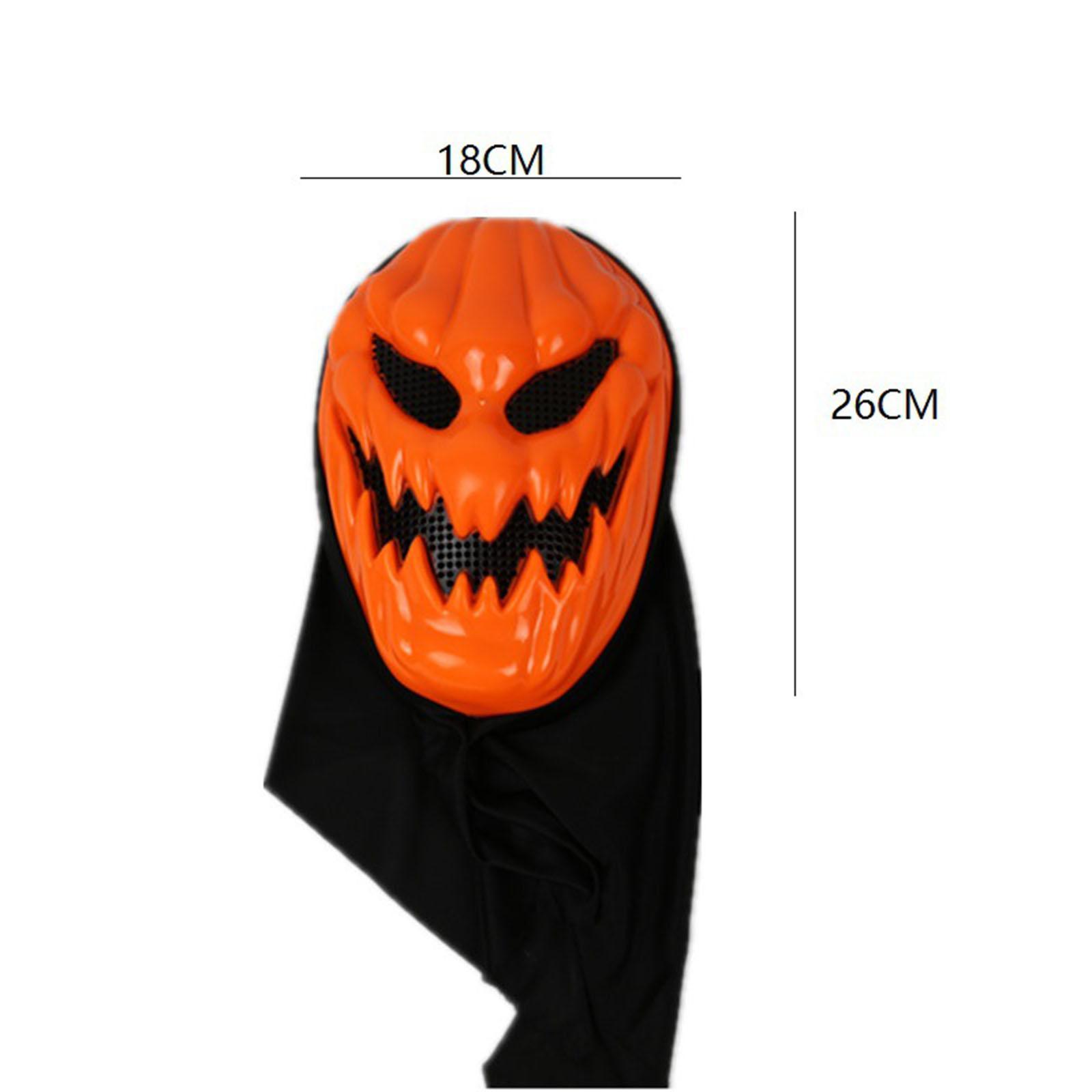 Halloween Pumpkin Head Props Full Face Cover for Fancy Dress Masquerade