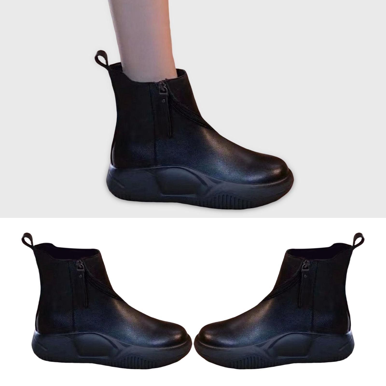 Comfortable Short Boots Women Shoes Ankle Boots with Zipper for Women Gifts