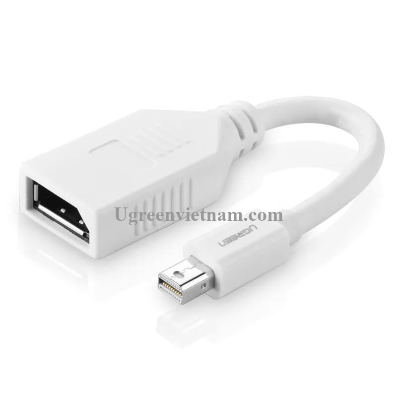 Cáp Chuyển Đổi Ugreen MiniDP Sang DisplayPort Female 10445 (15cm) - Hàng Chính Hãng