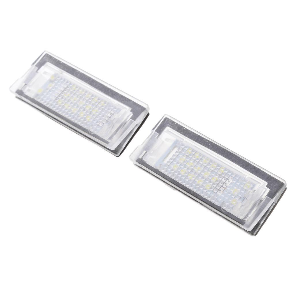 1 Pair 18 LED License Number Plate Light Lamp for BMW E39 5-Door