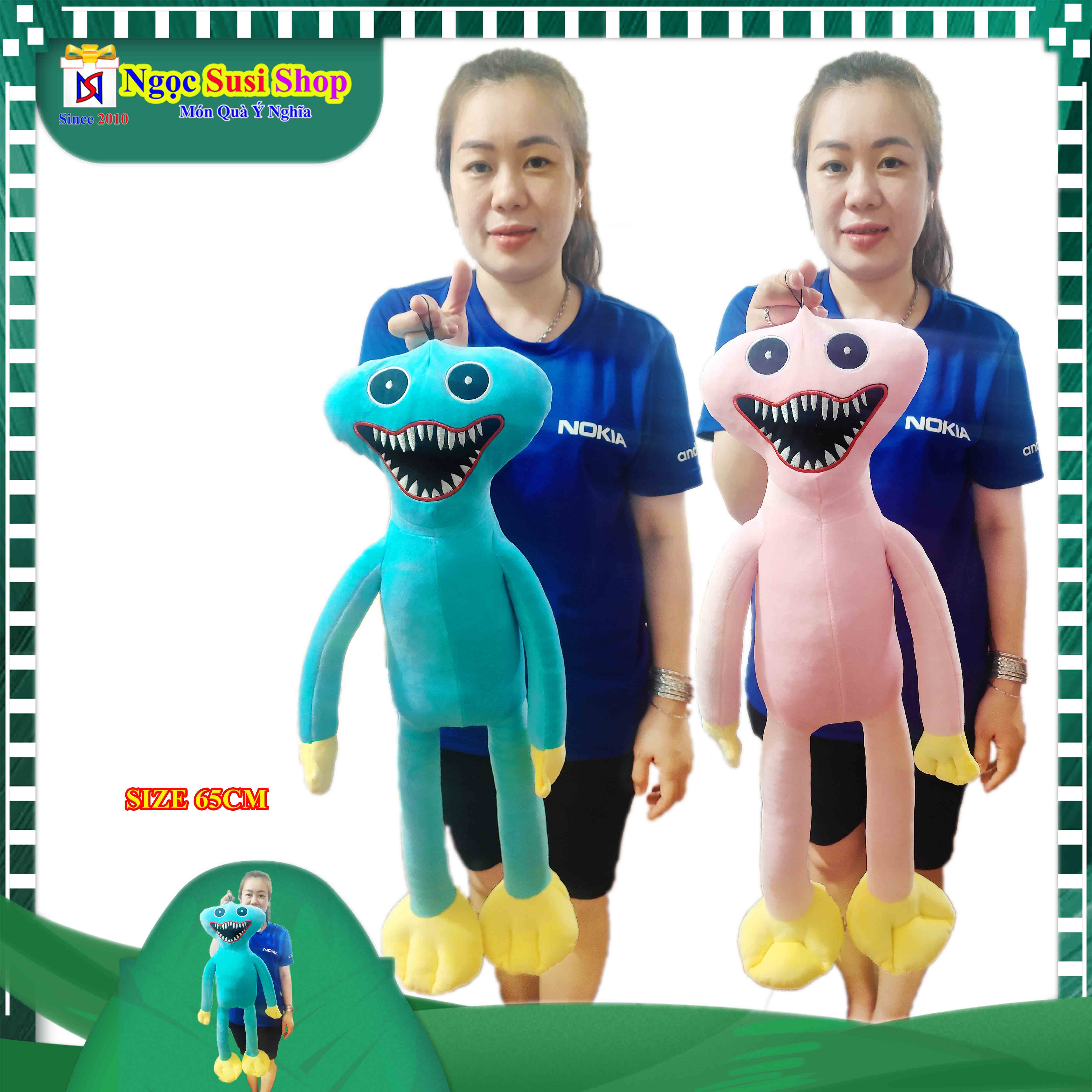 THÚ NHỒI BÔNG HUGGY WUGGY CHO BÉ SIÊU DỄ THƯƠNG