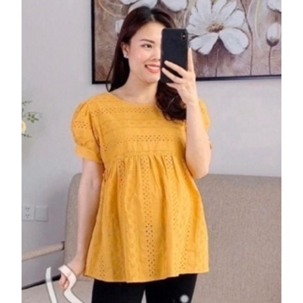 Áo bầu thời trang công sở-áo bầu thời trang - Tổng kho váy bầu