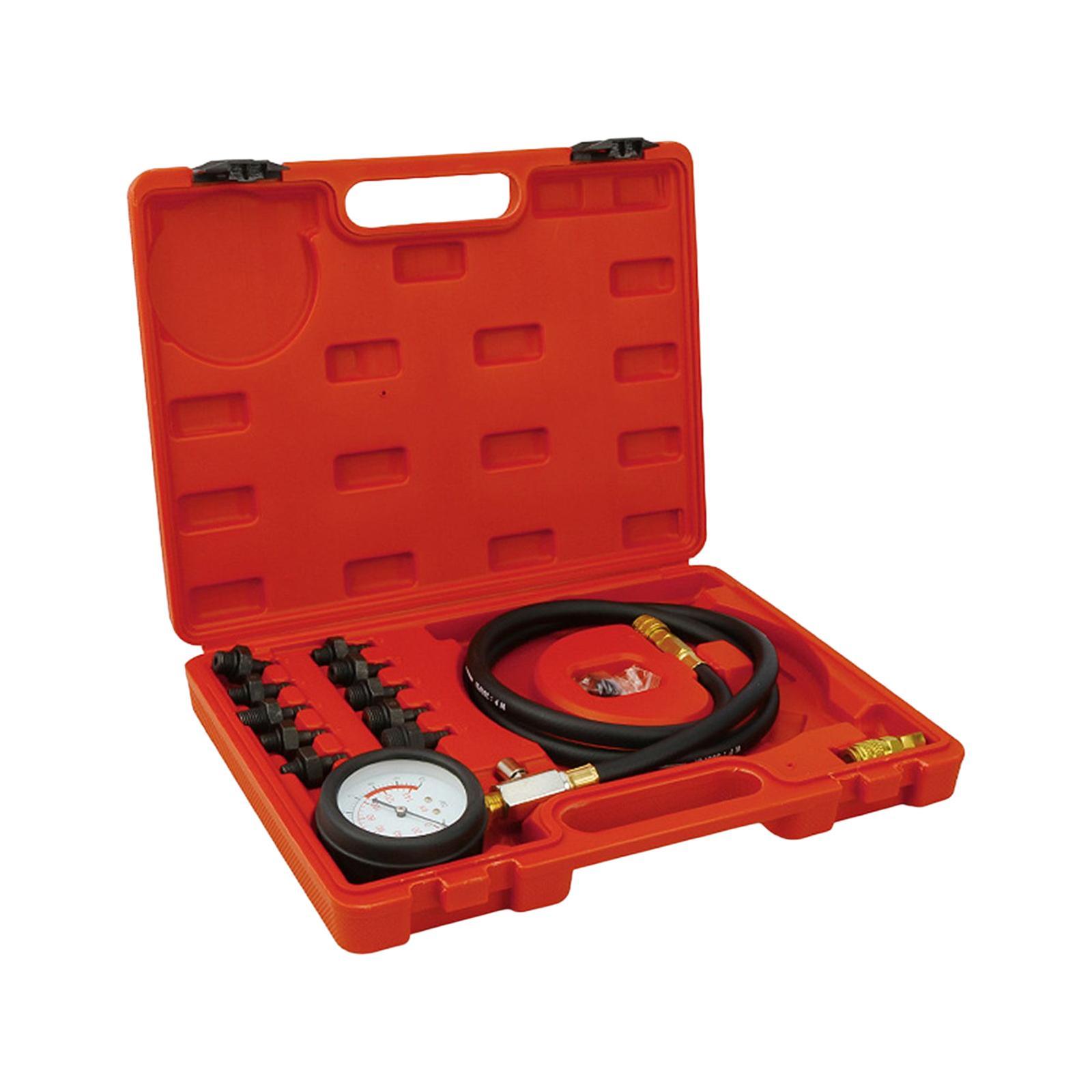 Universal Cylinder Pressure Gauge Set for RV Motorcycles Tester Kit