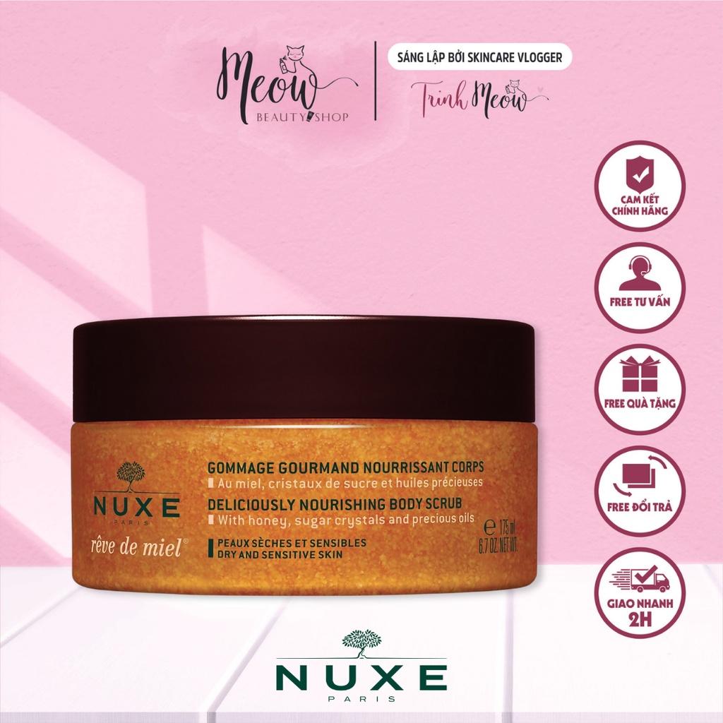 Tẩy da chết Nuxe chiết xuất mật ong Reve De Miel Deliciously Nourishing Body Scrub