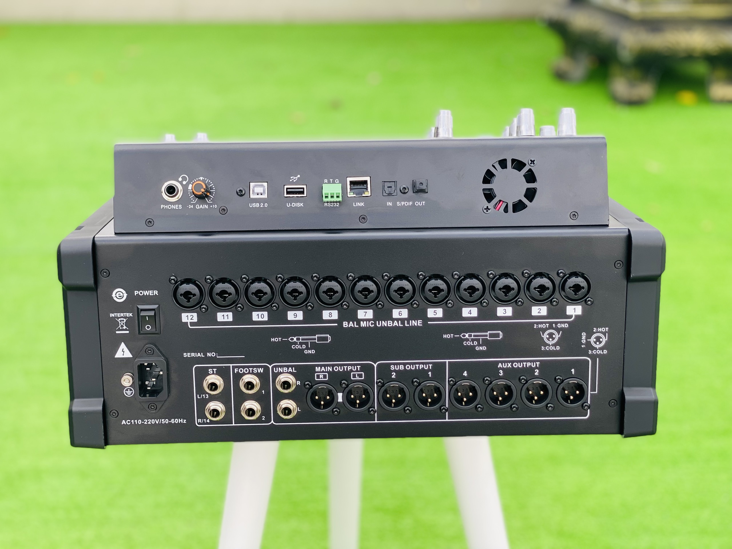 Mixer Digital Sân Khấu MTMAX TS9 Cao Cấp Màn Hình Cảm Ứng 4.3 inch Công Nghệ Hiện Đại Chuyên Karaoke, Sân Khấu, Hội Nghị, Bữa Tiệc, Đám Cưới, Hàng Chính Hãng